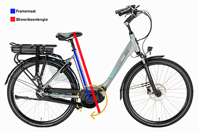 Quagga eerste het spoor Framemaat berekenen elektrische fiets | Freebike